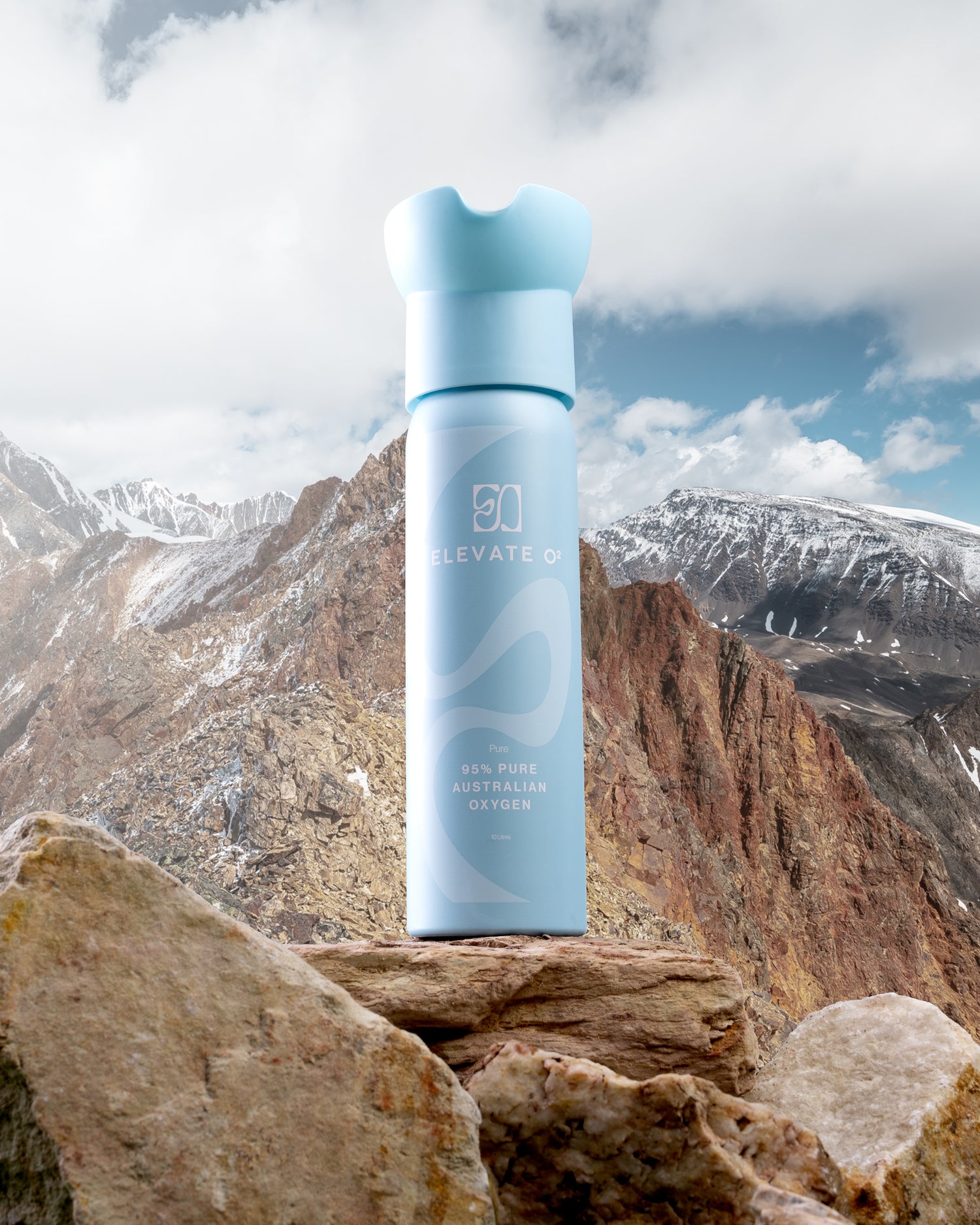Elevate O2 95% pure oxygen canister for refreshing energy and focus