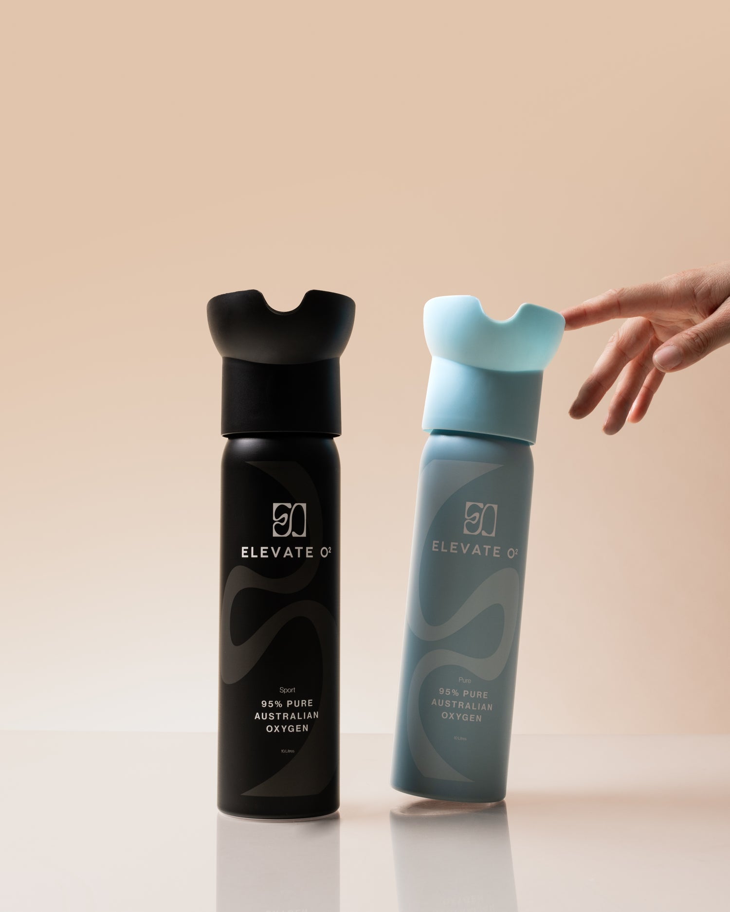 Elevate O2 Sport and Natural 95% pure oxygen canister for refreshing energy and focus